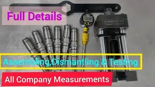 4384786 | Cummins Injector Disassembling & Assembling procedure| cummins common rail injector repair