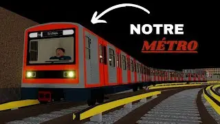 On CONDUIT notre MÉTRO sur Roblox !