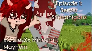 |xXAriesXx Minecraft Mayhem| Episode 1: Server Shenanigans #minecraft #minecraftpe #minecraftmemes
