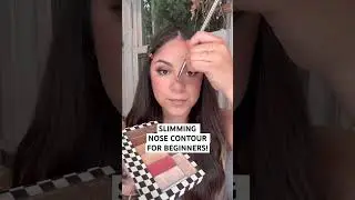 Slimming Nose Contour Technique For Beginners! ✨ | #makeup #makeuptutorial #makeupforbeginners