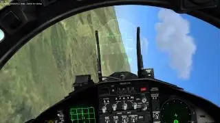 DCS : WORLD | Surviving 7 missiles (getting killed by the 8th)