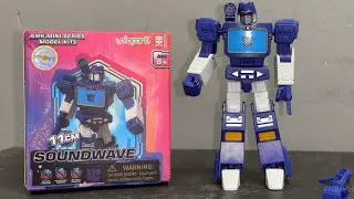 Transformers generation one Soundwave review. Yolopark AMK mini G1 series wave 1 figure