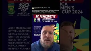 No Africans?!? | #southafrica #suidafrika #proteas #fikilembalula #cricketsa #anc