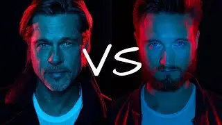 Brad Pitt Retro Portrait Remake / Andycine R1 Pocket Mini RGB Review