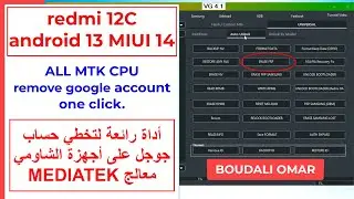 xiaomi redmi 12c android 13 MIUI 14 frp bypass remve google account one CLICK تخطي حساب جوجل رادمي