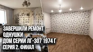 Ремонт однокомнатной квартиры готов. Дом 
