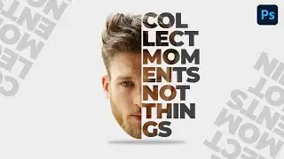Text Portrait Effect in Photoshop | Easy Typography Portrait Tutorial