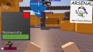 Nonexisty skin (Admin Skin) showcase in Arsenal | Roblox