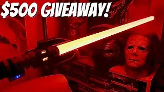 $500 LIGHTSABER GIVEAWAY - Darth Malgus Neopixel Saber | NSABERS