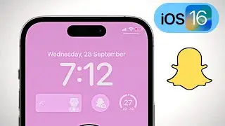 How To Add SnapChat Widget On iPhone!
