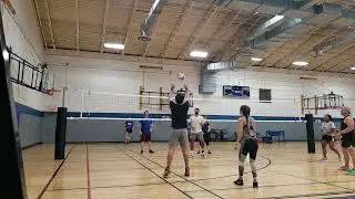 Indoor Volleyball  - Durham NC Co Rec - Block Party - 9 22 2022