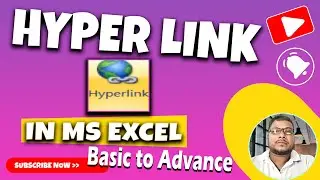How To Create Hyperlink  In Ms Excel  || Ms Excel Main Hyperlink Kaise Banate Hain?