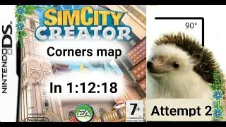 SimCity Creator DS any% corners in 1:12:18