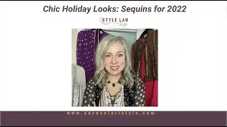 Holiday Style Series: Today's Tip: Sequins for 2022