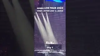 15.03.2023 aespa Insta Story update ~ 'SYNK HYPERLINE in OSAKA'