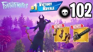 102 Elimination MALEFICENT Solo vs Squads WINS Full Gameplay (FORTNITEMARES CHAPTER 5 SEASON 4)!