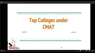 Top Colleges Accepting CMAT score