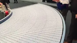 90 degree modular conveyorzero contact