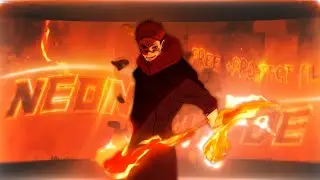 「NEON BLADE🔥」SUKUNA vs JOGO 💥 - Jujutsu Kaisen s2 ep16「AMV/EDIT」-  (+project file)