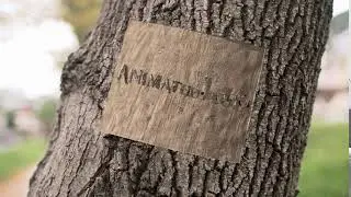 woodworking video logo animation advertisement/commercial