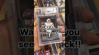 The BACK OF THIS CARD is WILD! 🤯 #collectibles #bowman #2000brady #topps