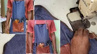How to sew apron step by step