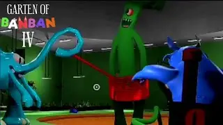 Garten of Banban 4 -  COACH PICKLES & Dr.FLUFFYPANTS Killing Tall Victor ! (Gameplay #1)