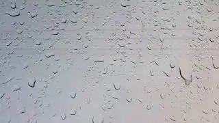 Футаж дождь на окне
