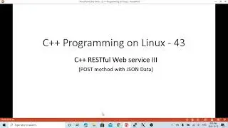 C++ Programming on Linux - Restful WebService add Post Method (Fetch Request Body JSON String)