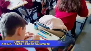Codeweek Haftası Atatürk Temalı Kodlama Çalışmaları