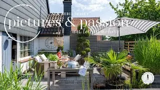 Genussmomente unter freiem Himmel: Eine Reportage von der einladenden Terrasse mit gedecktem Tisch