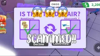 SCAMMING IN ADOPT ME 2023 (pt. 2) *SKIT PRANK 😂* (check description)