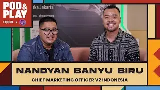 POD & PLAY at Jakarta Marketing Week 2024 with Nandyan Banyu Biru CMO V2 Indonesia