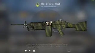 CS:GO│M249│Gator Mesh│ The Safehouse Collection!