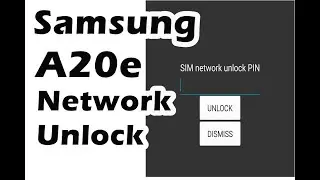 Samsung A20e Network Unlock with Chimera Tool