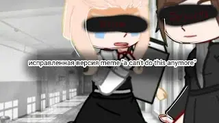 исправленная версия meme "a can't do this anymore"