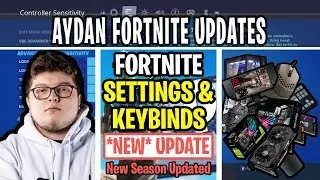 Aydan Fortnite Settings, Controller Binds, Sensitivity, Gear and Setup