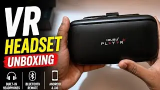 IRUSU Play VR Plus VR Headset 🔥 with Headphones and Bluetooth Remote for Android & iOS 🔥🔥