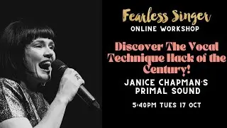 Fearless Singer Webinar: Vocal Technique Hack Everyone Should Know About