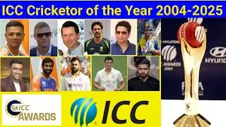 ICC Cricketor of the Year 2004-2025 | ICC Awards 🔥🔥🔥 | #icc #iccawards #cricket #games @loksewatools