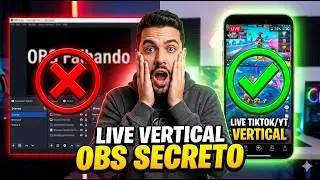 🤯Como fazer live na vertical para o feed de shorts usando OBS ?🤯