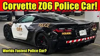 The First Corvette Z06 Police Car!
