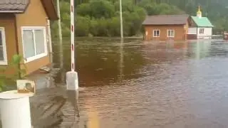 Церковь в Олхе под водой