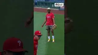 Jalen Hurts is looking good in Phillies red