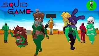 Fnia in Squid Game | Green light, Red light / [MMD] Animation
