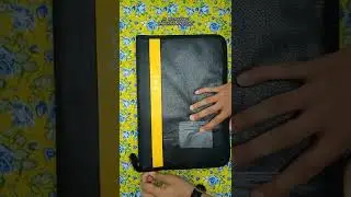 Kopila 20 Heavy Leefs Premum Office Document,Certificate,Report,Zipper File Folder Set of 1 (Yellow)