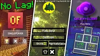Top 5 Clients For MCPE 1.19 (FPS BOOST) - Minecraft Bedrock Edition