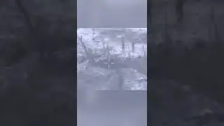Russian soldier is knocked out by backblast after comrade fires rocket