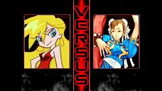 M.U.G.E.N #46: Panty and Stocking vs Chun-Li and Mai Shiranui