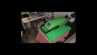 Vlog Let's Press a DTF transfer on a shirt